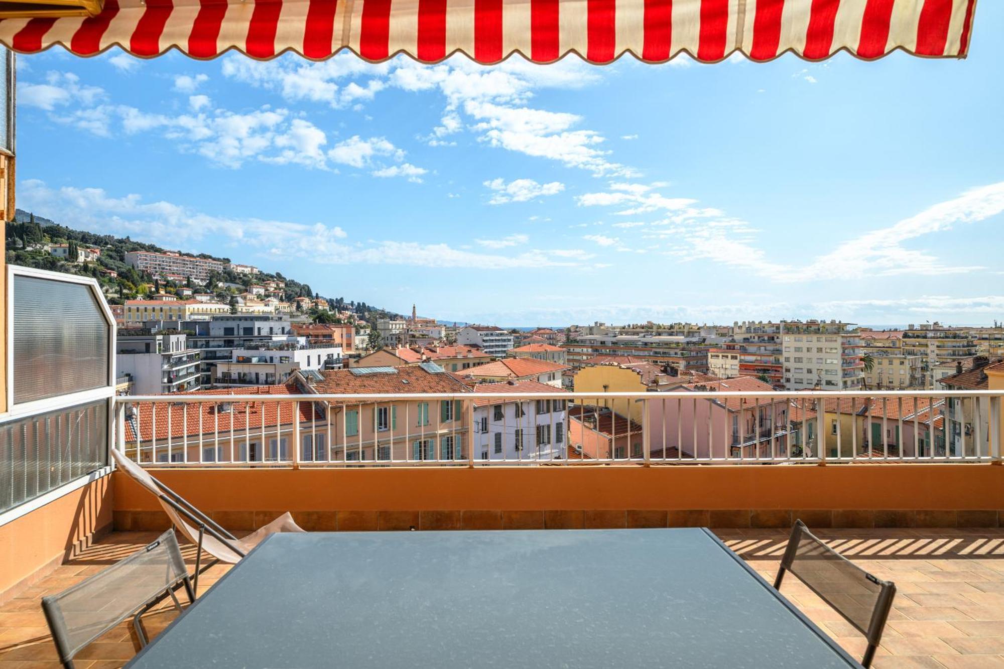 'L'Alicante Proche' Gare, Terrasse, Vue Mer Menton Ngoại thất bức ảnh