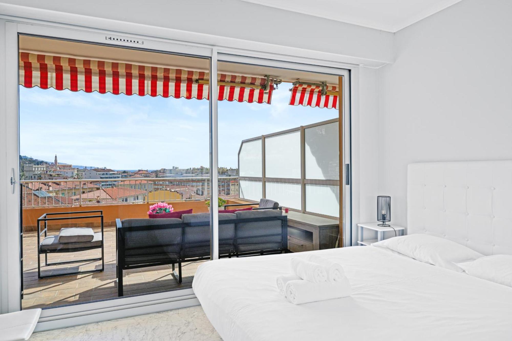 'L'Alicante Proche' Gare, Terrasse, Vue Mer Menton Ngoại thất bức ảnh