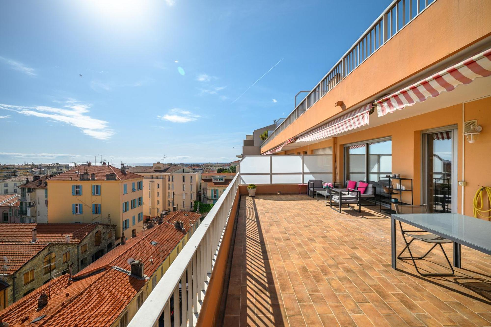 'L'Alicante Proche' Gare, Terrasse, Vue Mer Menton Ngoại thất bức ảnh