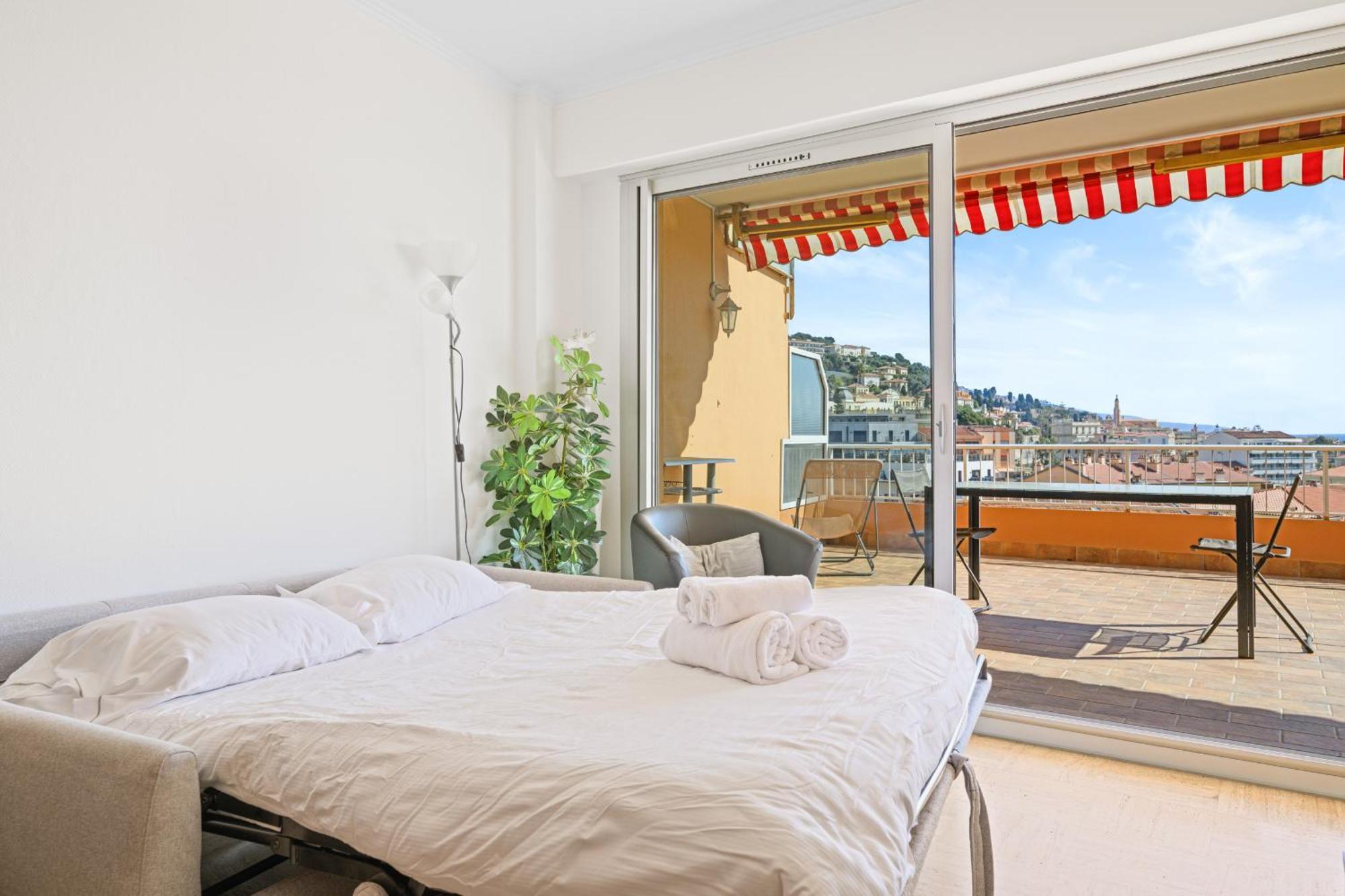 'L'Alicante Proche' Gare, Terrasse, Vue Mer Menton Ngoại thất bức ảnh