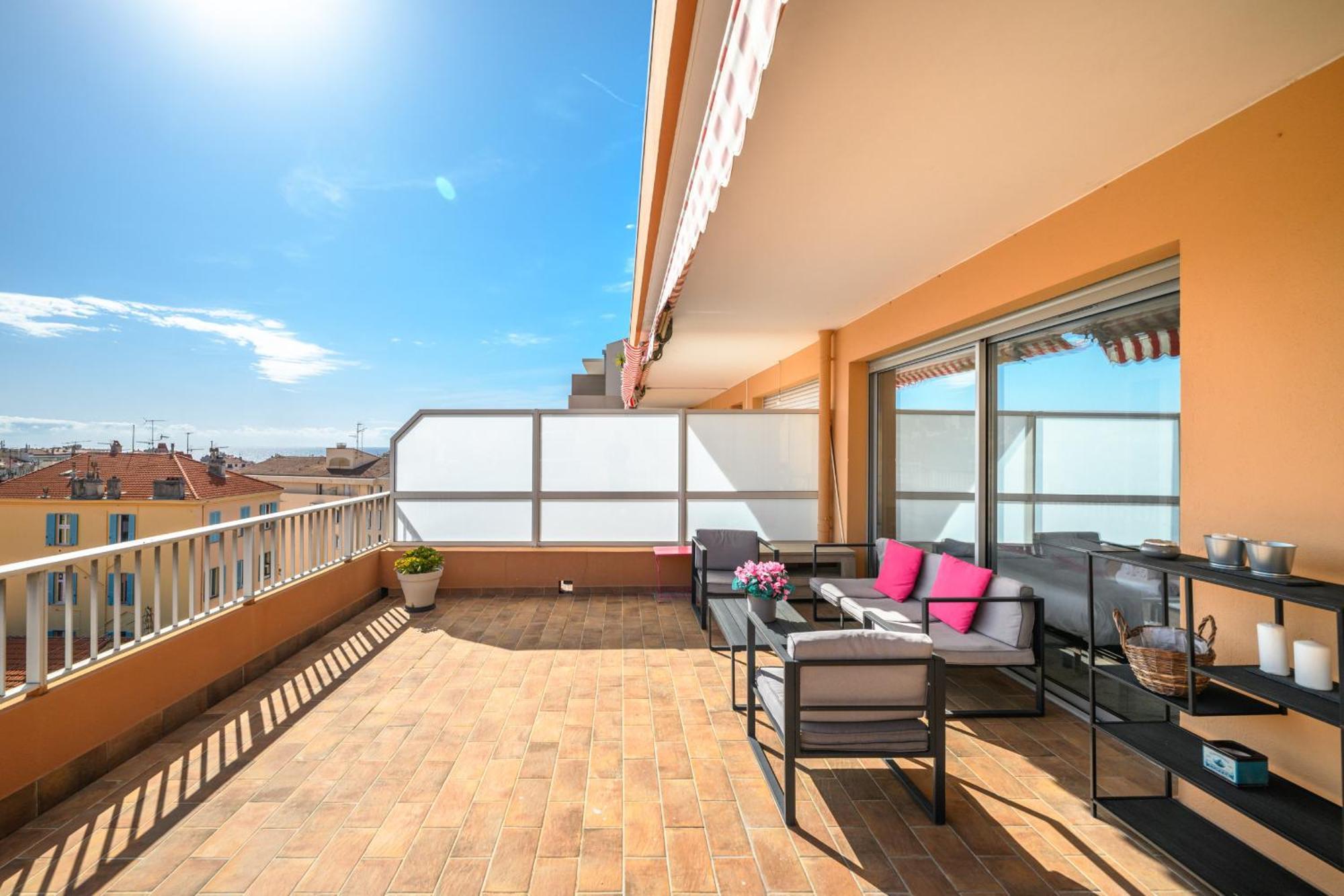 'L'Alicante Proche' Gare, Terrasse, Vue Mer Menton Ngoại thất bức ảnh