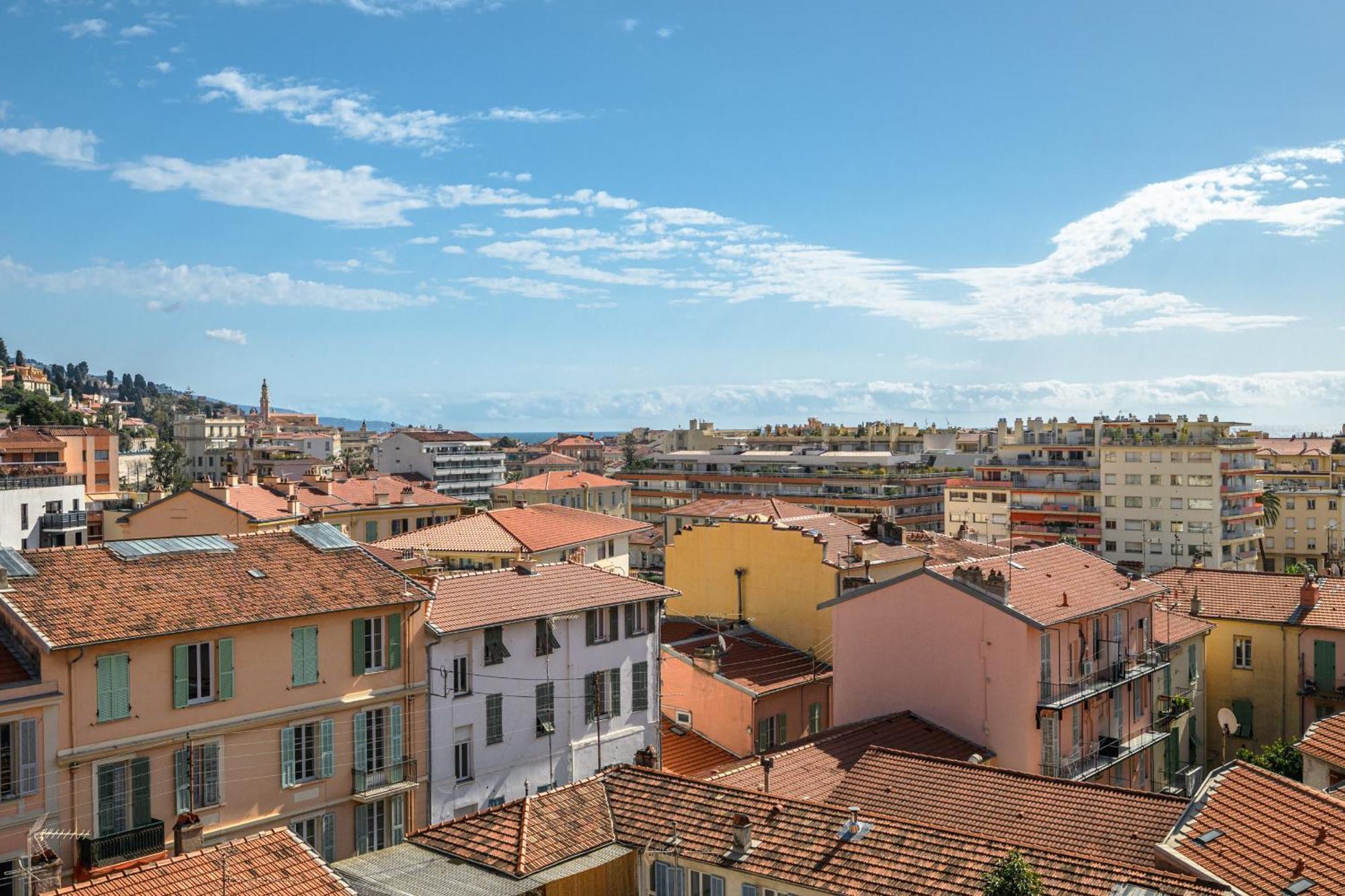 'L'Alicante Proche' Gare, Terrasse, Vue Mer Menton Ngoại thất bức ảnh